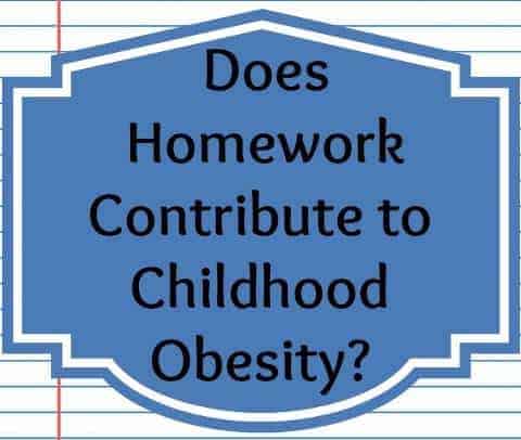 obesity due to homework