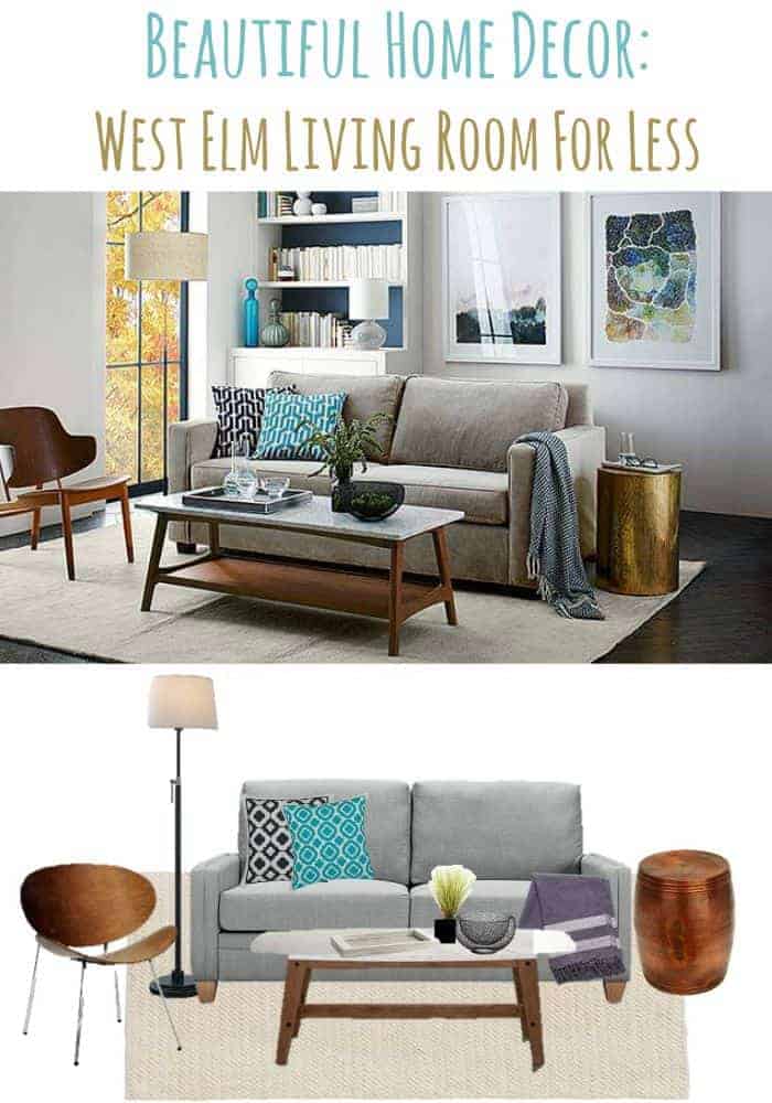 Beautiful Home Decor Ideas: West Elm Living Room For Less