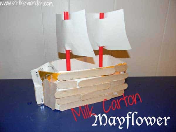 mil carton thanksgiving craft for kids