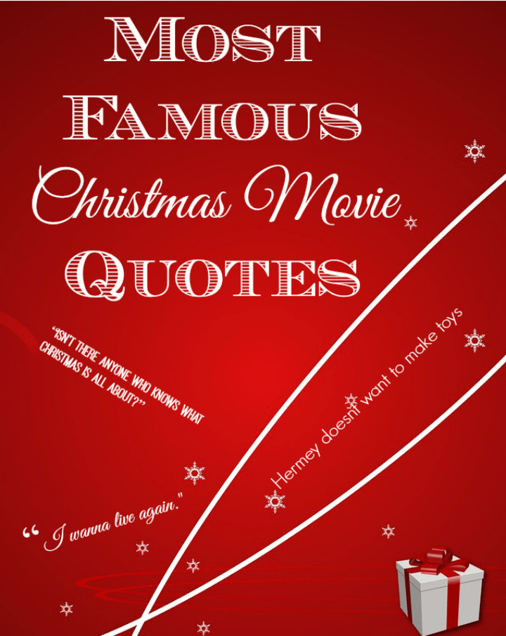 Most Famous Christmas Movie Quotes 60 Quotes