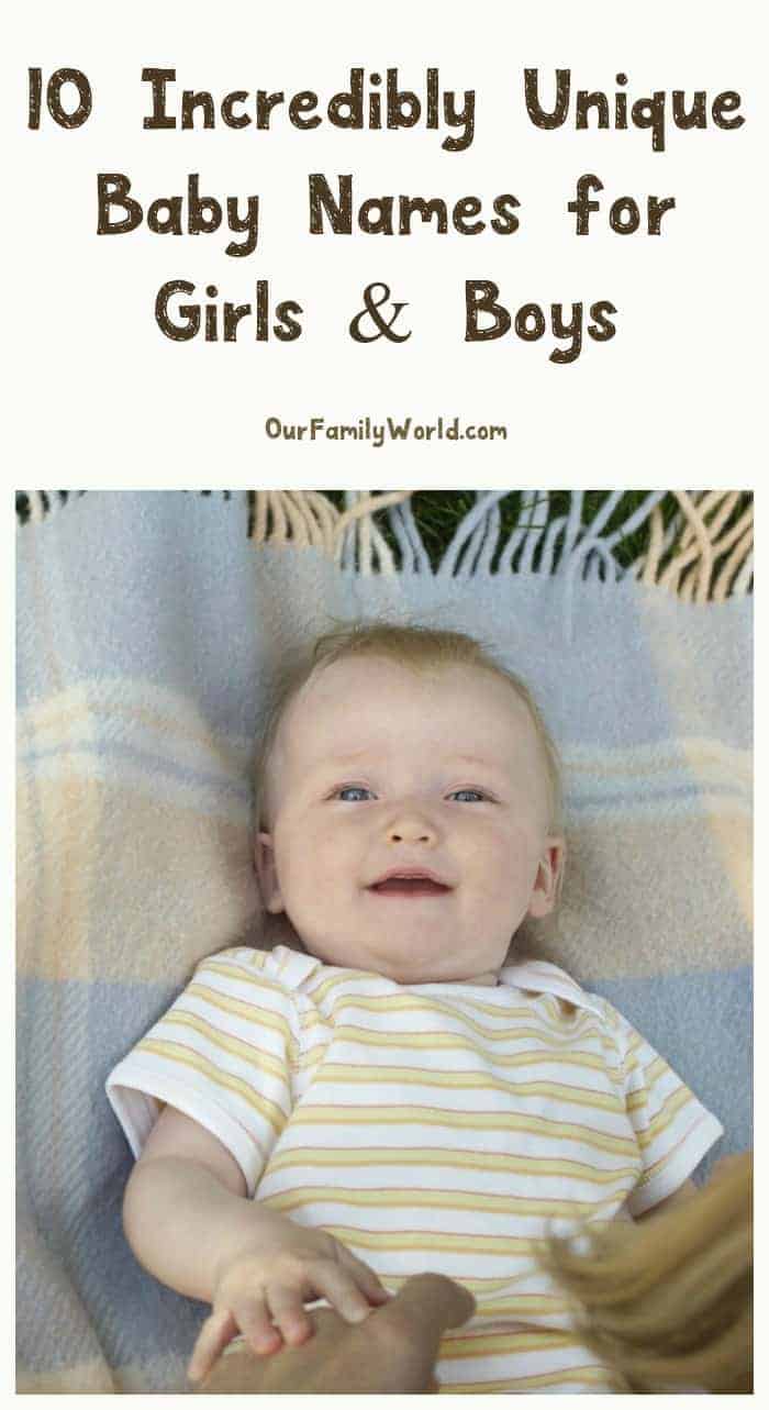 10 Unique Baby Names for Girls & Boys - Our Family World