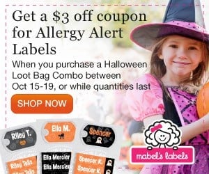 $3Off coupon for Allergy alert labels