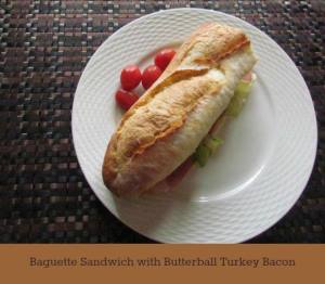 Baguette Sandwich with Butterball