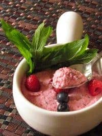 Healthy Fruit Dessert: Wild Berry Bavarian