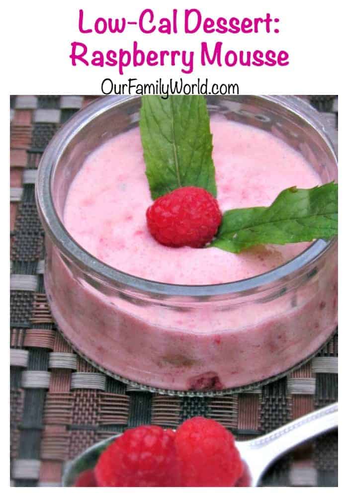 Are you planning a brunch or get together for this upcoming Father's Day? This raspberry mousse low calorie dessert recipe is a must! Its easy to prepare, very low in sugar and most of all : delicious! This fruit dessert recipe is perfect for people who suffer from diabetes too. 