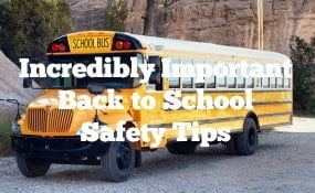 Back to school safety tips are something that every parent needs as we get closer to the return to school. Every time we send our kids back to school, it feels as though there are new potential dangers to worry about.