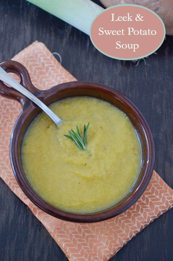 Healthy Soup Recipe: Leek and Sweet Potato Soup