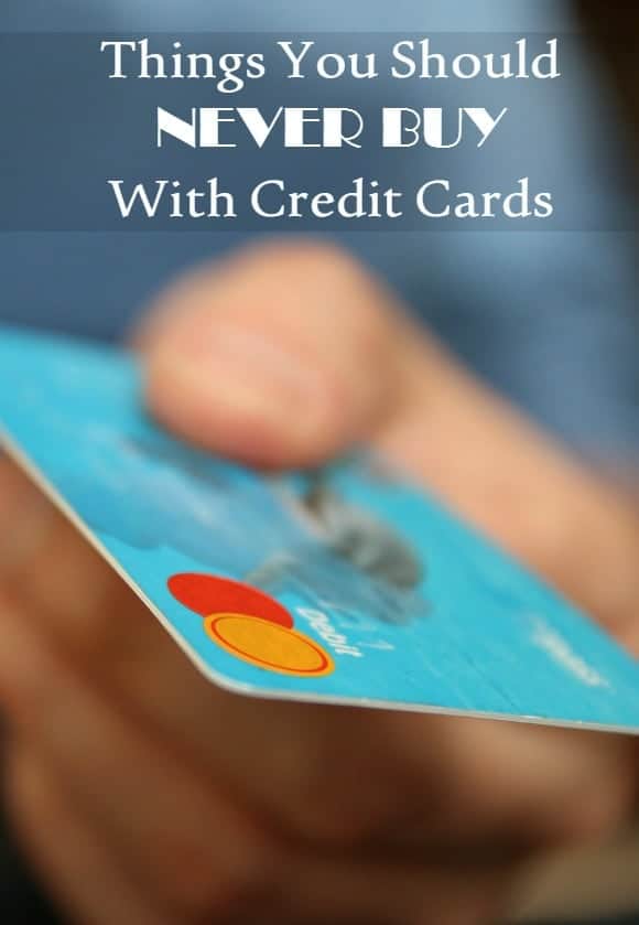 Let's talk money tips! Did you know there are certain things you should NEVER buy with credit cards? Find out exactly what they are and save money today!