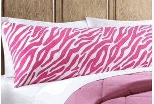Pink Zebra Pregnancy Body Pillow Covers