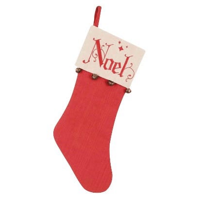 Vintage Noel Christmas Stocking : One of the  9 Must Have Vintage Christmas Decorations