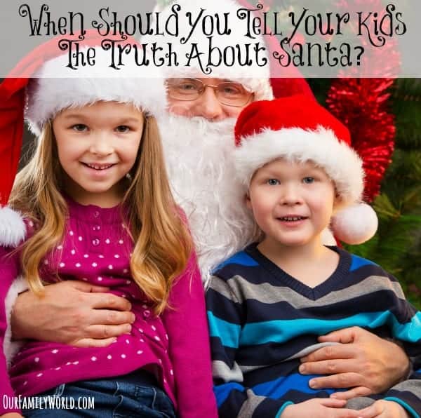 With the holidays officially just around the corner, it is time to start thinking about When Should You Tell Your Kids The Truth About Santa?  We have some parenting tips to help you out! This subject can be controversial for many, but we feel it is a pretty standard holiday subject most parents will address at some point or another. 