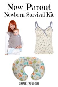 Parenting Tips for New Parents: Give New Parents this awesome Newborn Survival Kit to make those first few weeks and months easier! Includes the necessities & nice extras!