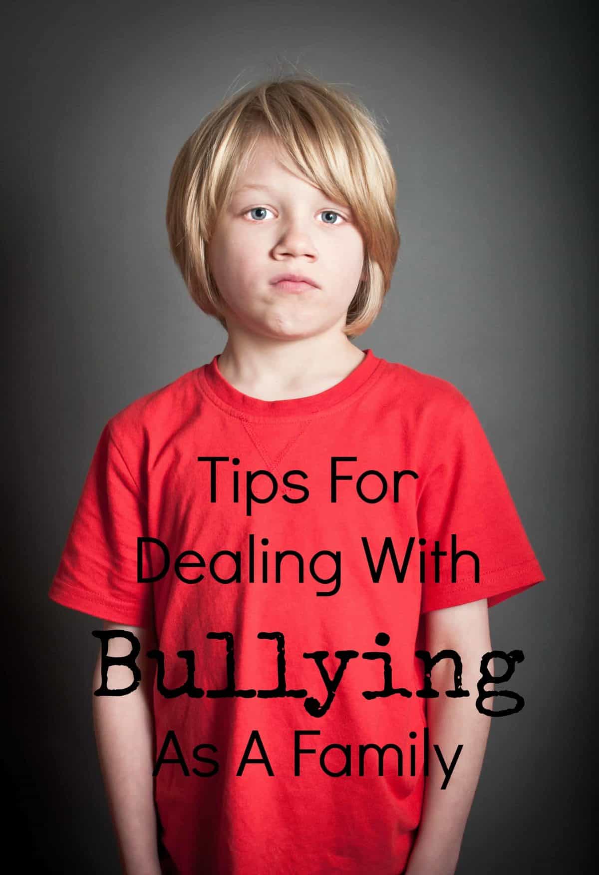 When your child is bullied, he needs everyone to rally around to get him through this time. Check out our tips for dealing with bullying as a family.