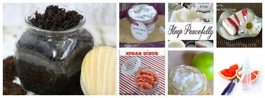 A Basketful of Homemade Bath & Body Gift Ideas for Mother's Day