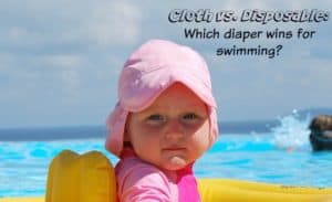 Cloth vs. Disposable diapers: which will hold up better in the water? With summer rapidly approaching, we tackled the age-old question and answered it!