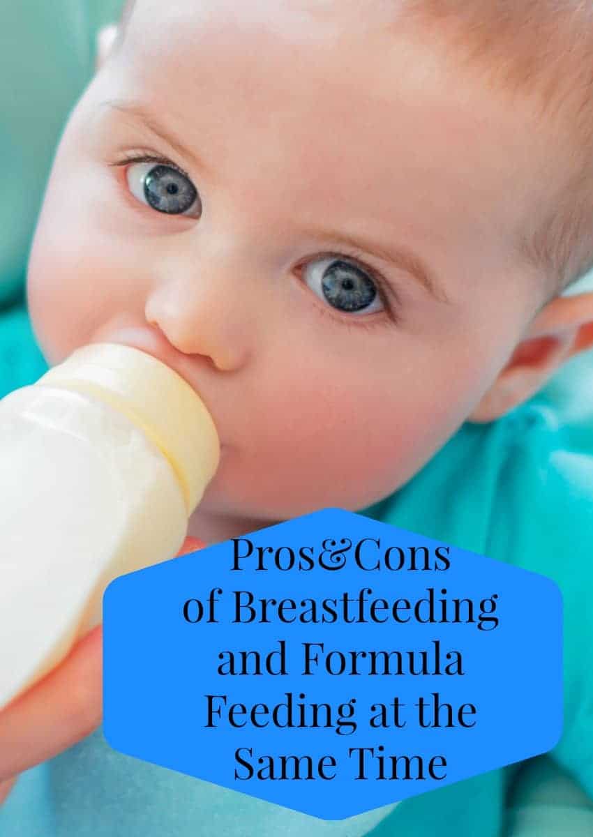 Wondering if you can supplement your breast milk with formula without causing an issue for your baby? In many cases, you can! Check out the pros and cons of breastfeeding and formula feeding at the same time.