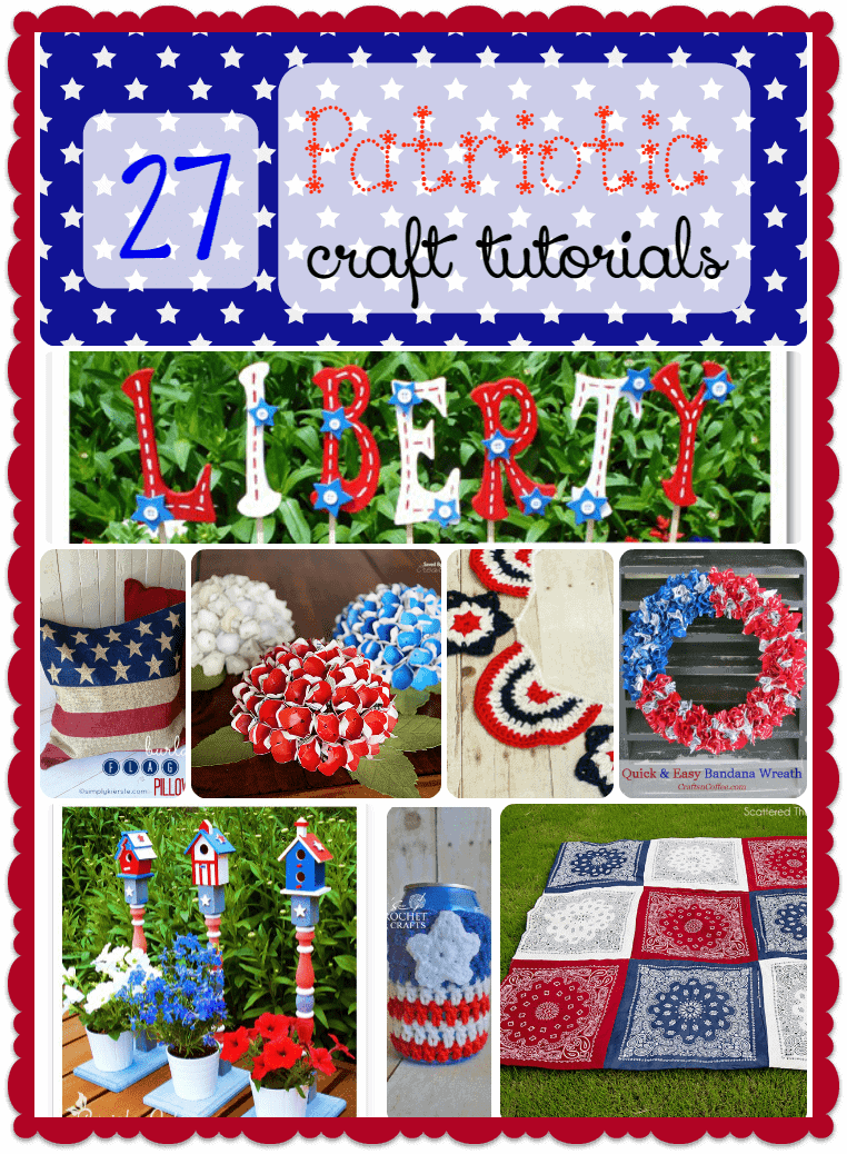 Want to show off your love of country? Check out these 27 fun patriotic crafts for all skill levels! Includes many that can be adapted for Canada Day! 