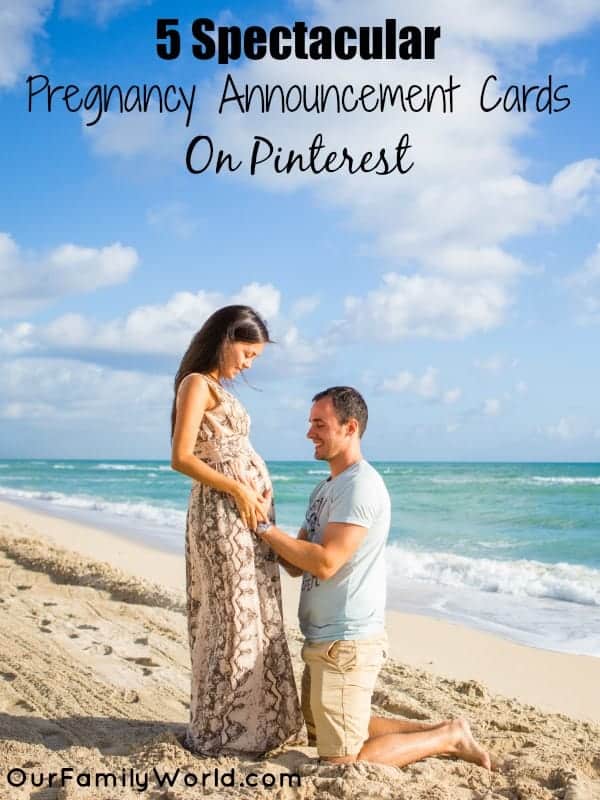 Looking for unique ways to announce your baby bump? Check out our picks for the most spectacular pregnancy announcement cards on Pinterest!