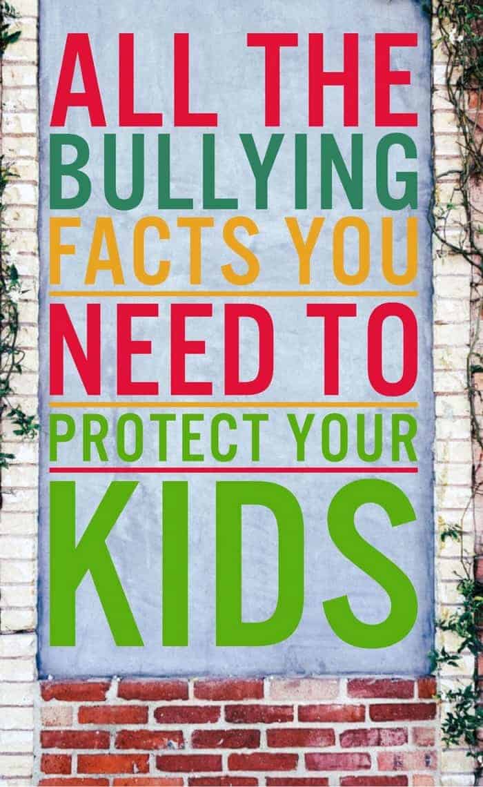 Find all the most important facts about bullying that you need to know to protect your kids and help stop bullies in your community, all in one spot!