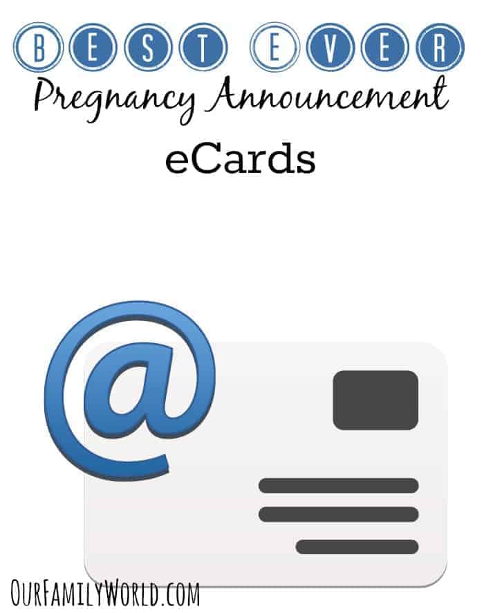 Announce your good news to friends and family far away without spending a fortune on stamps with these best ever pregnancy announcement ecards! Includes both free and paid options. 