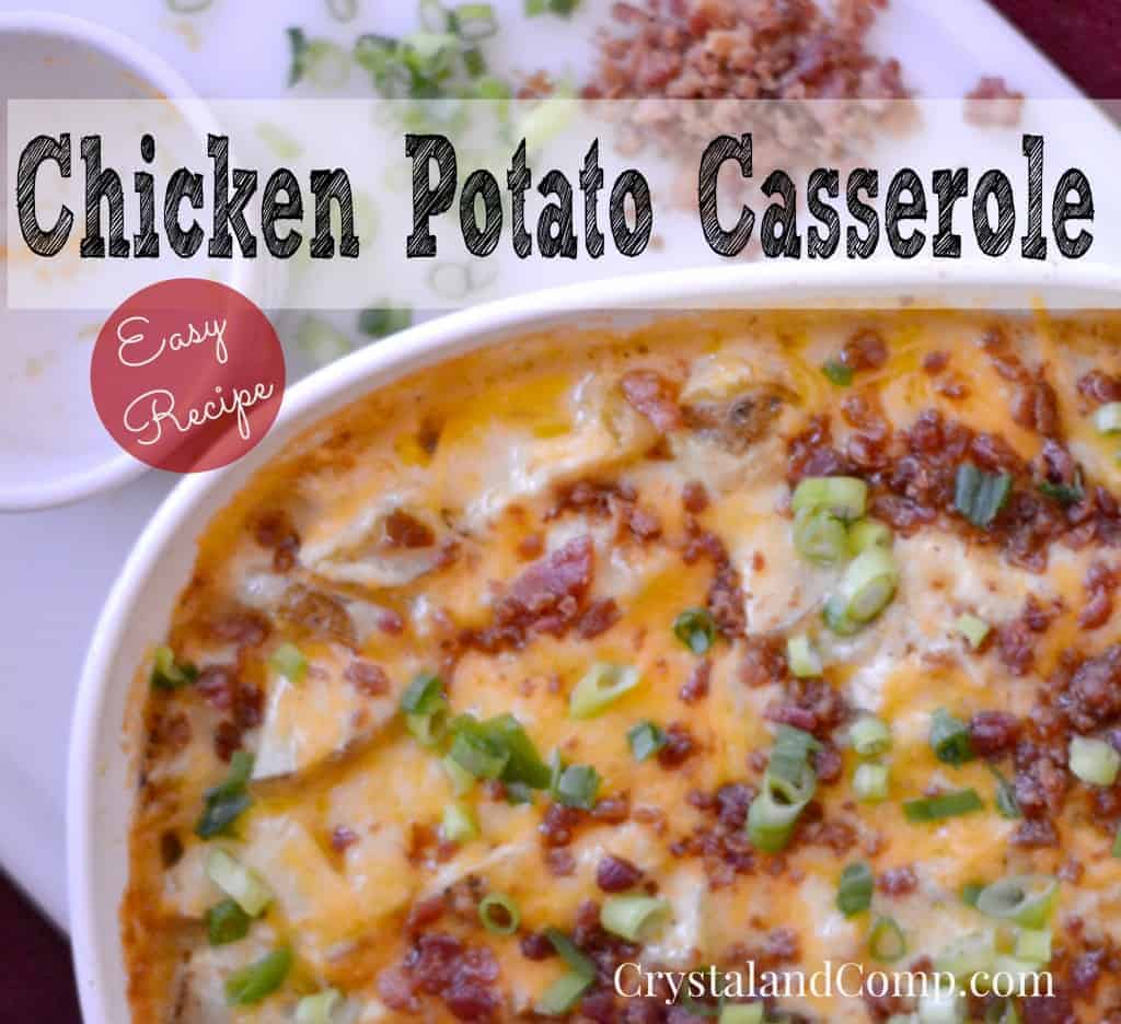 Easy-Chicken-Potato-Casserole- Easy Meals For A Large Family