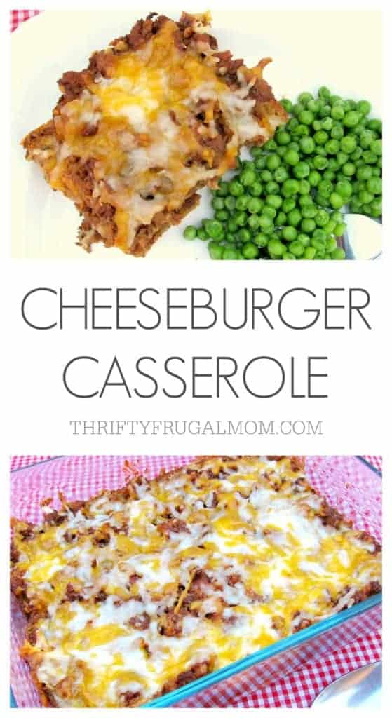 Cheeseburger Casserole Quick Cheap Meals For Large Families