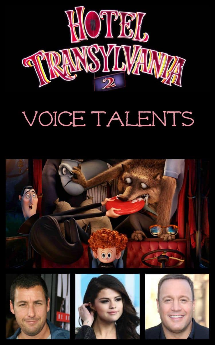 Hotel Transylvania 2 is just oozing with talented actors lending their voices to many funny characters! Check out the voice cast of Hotel Transylvania 2!