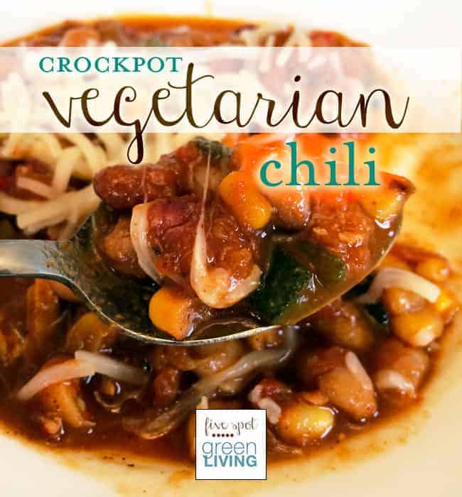 vegetarian meals for large families chili