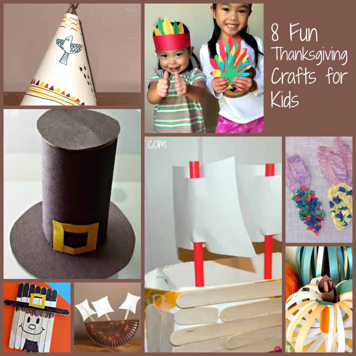 Looking for non-turkey Thanksgiving crafts for kids? We heard your pleas and rounded up 8 adorable ideas! Check them out and getting crafty!