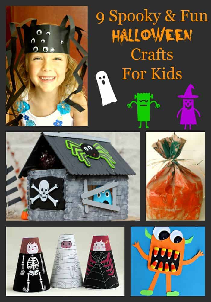 Get your spooky on with our roundup of 9 fun Halloween crafts for kids.