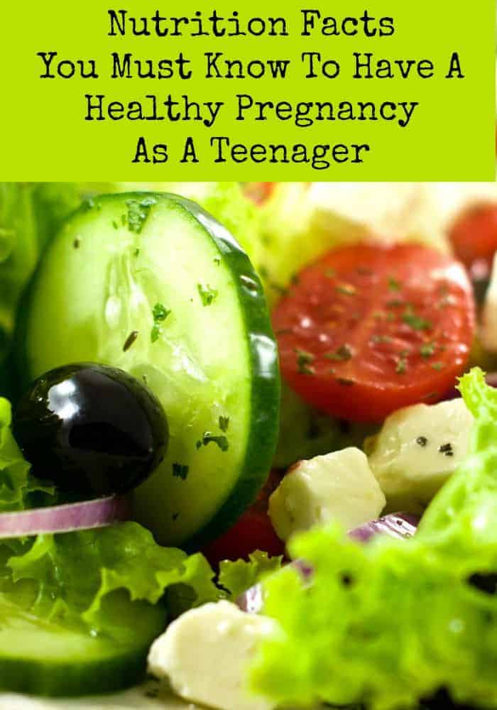 Discover some of the facts about teenage nutrition in order to have a healthy pregnancy from beginning to end.