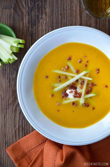 Butternut Squash Soup Recipe with Apple