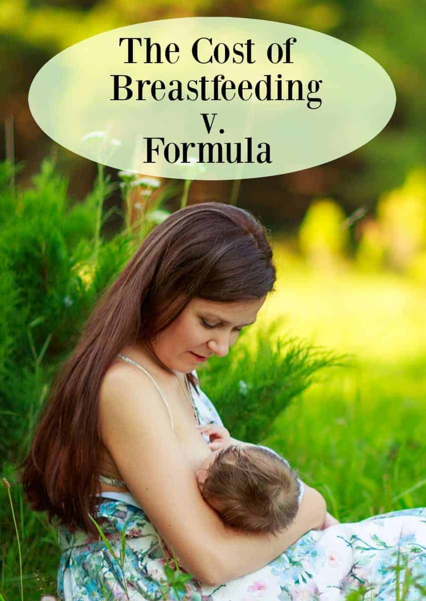Is the cost of breastfeeding v. formula really that much cheaper? Check out our thoughts on the costs of both and weigh in with your opinion!