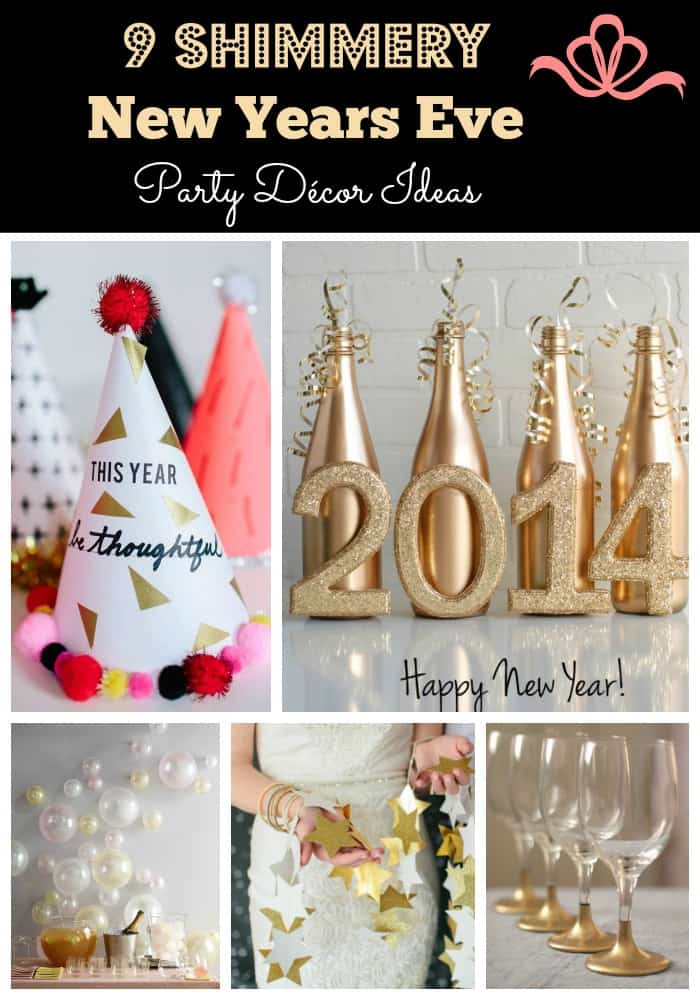 Make your New Years Eve party sparkle and shine with our simple and quick DIY decor ideas.