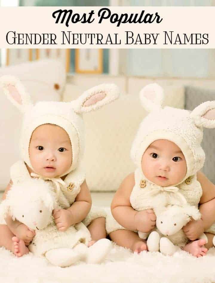 Want to be surprised by your baby's gender but still want those monogrammed sheets?Go with one of these most popular gender neutral baby names & have it all! 