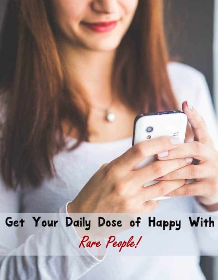Find adorable online videos, keep up with news and get your daily dose of happy at Rare People! Check it out! 