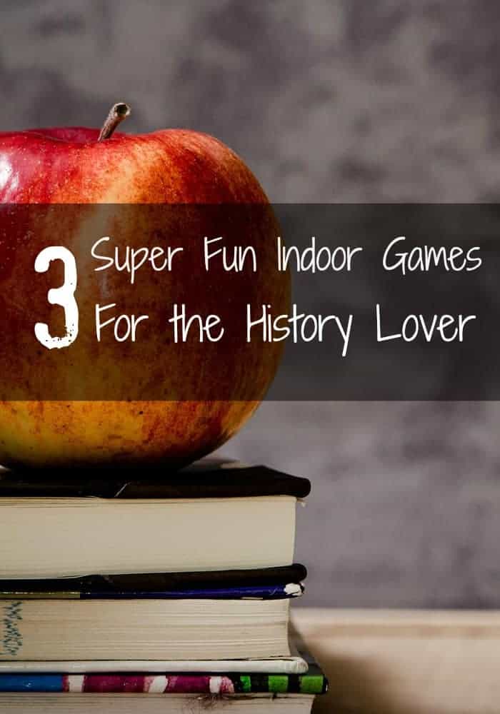 These fun indoor history games make for a unique theme party or really help drive home lessons while studying for a big exam. Check them out!