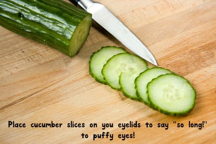 Check out this tip and more beauty uses for cucumbers!