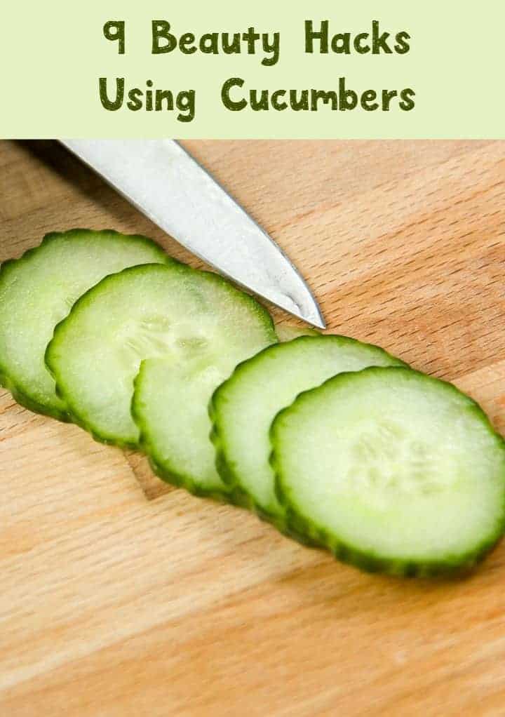Think cucumbers are just for salads? Think again! Check out 9 awesome beauty uses for cucumbers, then stock up on this fabulous budget-friendly veggie!