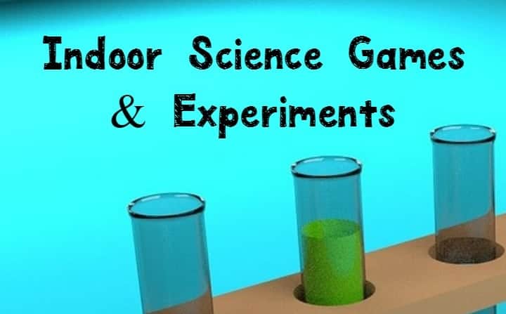 Super fun indoor science games and experiments, right here! Science is fun! Check out these fun games and experiments!