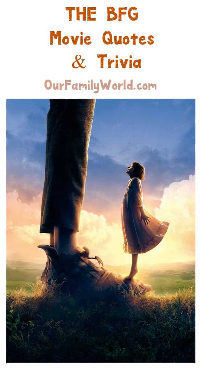 Looking for great summer family movies to watch with the kids? We can't wait for BFG to come out! In the mean time, check out these fun BFG movie quotes and trivia facts! 