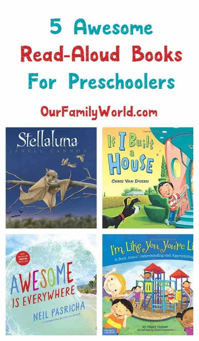 Looking for the best books to read for children? Check out these 5 fabulous read-aloud books for preschoolers! 
