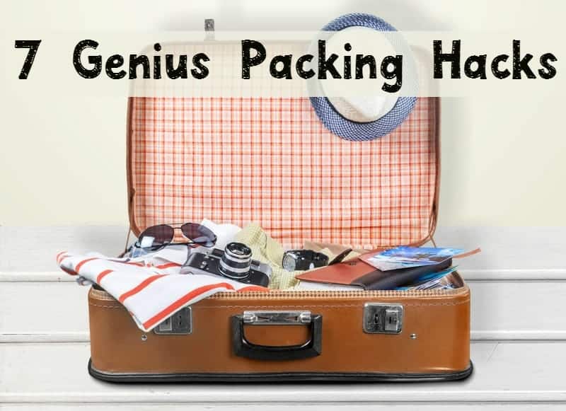 Can't seem to fit everything you need for your family vacation into your suitcases? Check out these 7 awesome packing hacks!