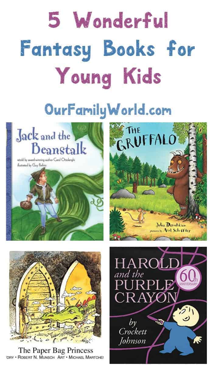 Looking for great books to read to kids to help encourage their imaginations? Check out these 5 wonderful fantasy children's books! 