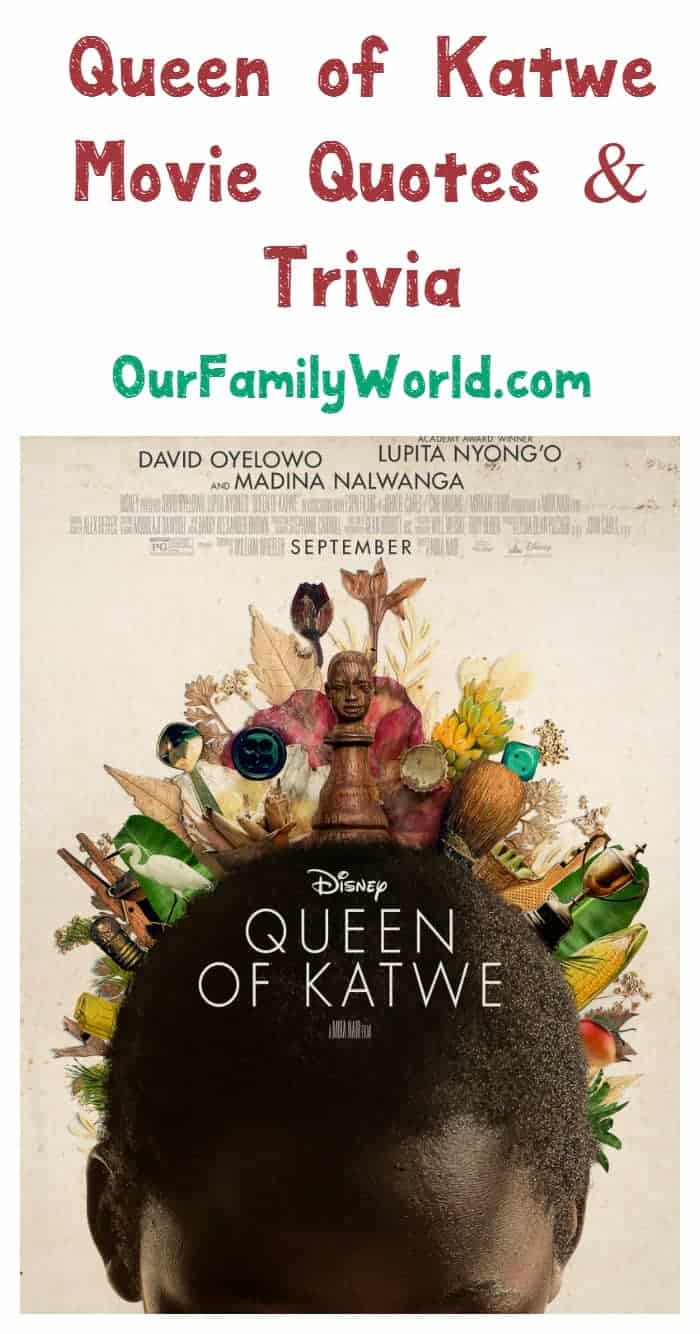Looking for a beautiful, inspirational movie to watch with your family? Check out Queen of Katwe movie quotes & trivia, and learn more about this biography!