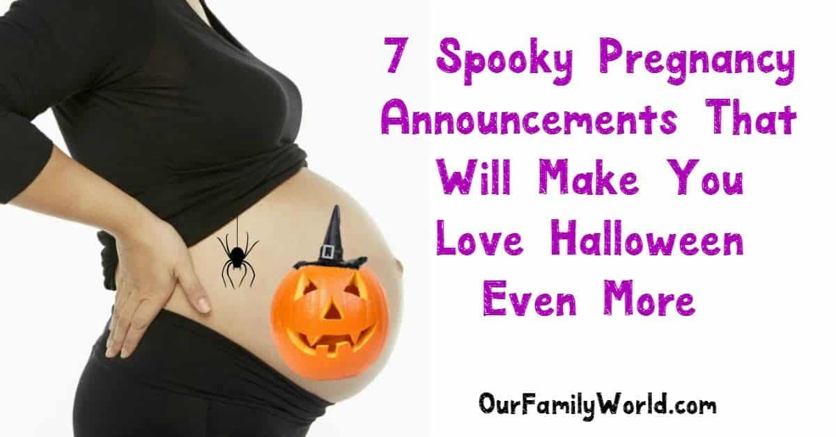 Halloween announcement Halloween Pregnancy Announcement Scratch-Off Cards Halloween pregnancy announcement ideas haunted house card