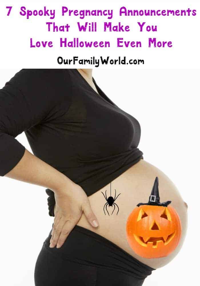 Wow! These Halloween pregnancy announcements are full of surprises!