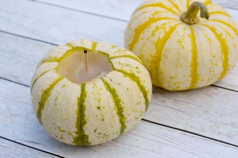 How cute is this pumpkin candle craft? It’s one of my favorite fall decoration ideas! Check it out!