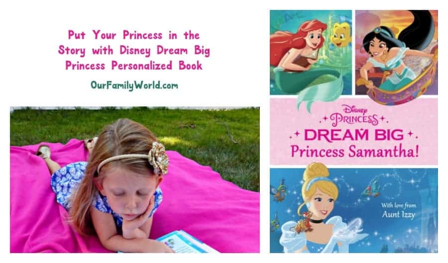 Disney's Dream Big, Princess personalized book for kids from Put Me in the Story is a great way to encourage positivity and a love of reading in your little princess! Check it out!