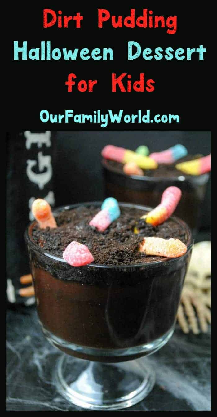 Need some fun Halloween food ideas for a party? I love making this dirt pudding recipe! Check it out! 